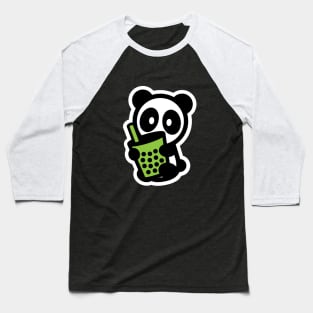 Matcha Boba Tea Panda Baseball T-Shirt